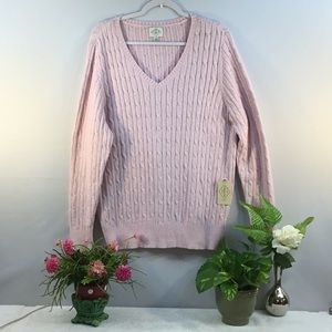 🎄🌸🎄ST. JOHN’S BAY PINK PULLOVER SWEATER 🎄🌸🎄